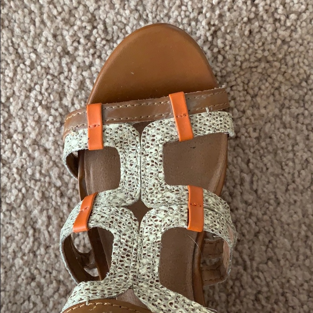 Leather size 7 wedges